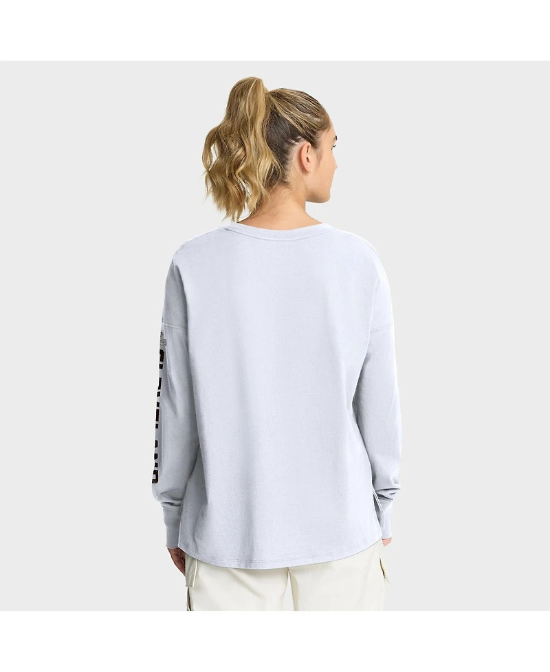 Fanatics Women's White Cleveland Browns Hometown Legacy Long Sleeve T-Shirt