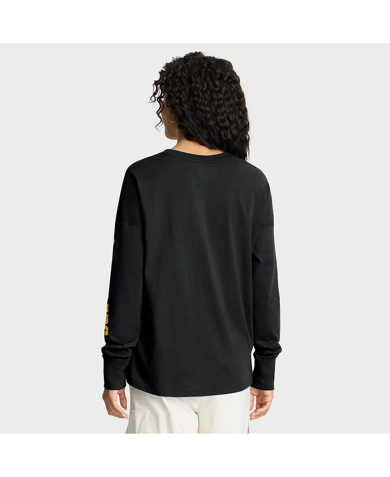 Fanatics Women's Black Pittsburgh Steelers Hometown Legacy Long Sleeve T-Shirt