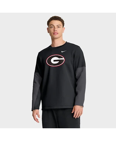 Nike Men's Georgia Bulldogs 2025 Sideline Coach Performance Long Sleeve T-Shirt