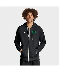 Nike Men's Black Oregon Ducks 2025 Sideline Standard Issue Dri-fit Full-Zip Hoodie