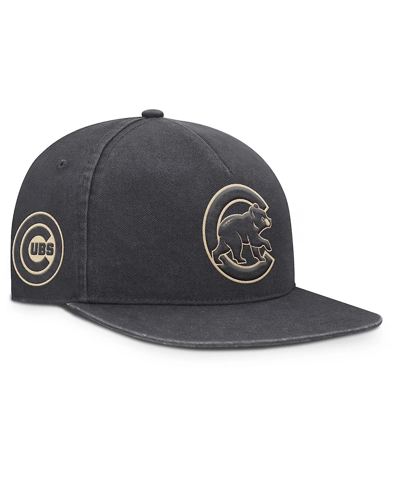 Nike Men's Anthracite Chicago Cubs Monotone Pro Adjustable Hat