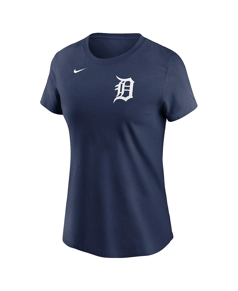 Nike Women's Riley Greene Navy Detroit Tigers Fuse Name Number T-Shirt