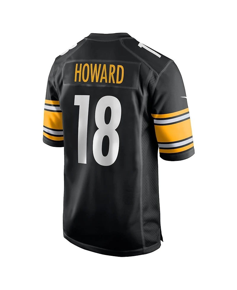 Nike Men's Will Howard Black Pittsburgh Steelers Team Game Jersey