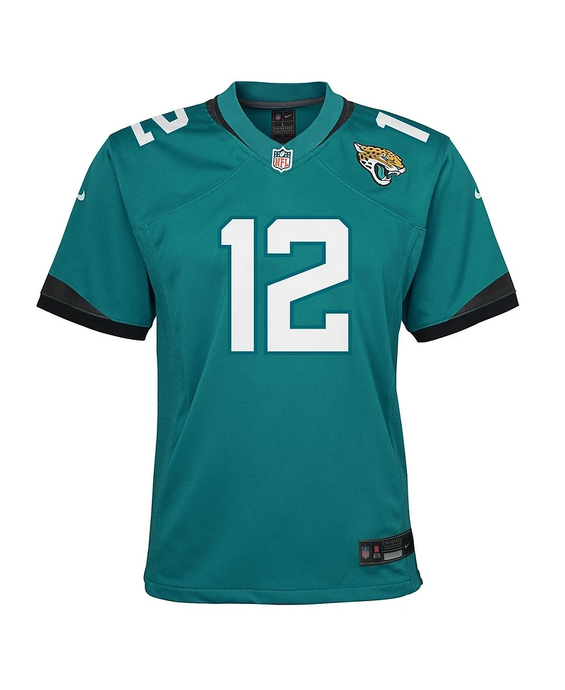 Nike Big Boys and Girls Travis Hunter Teal Jacksonville Jaguars Team Game Jersey