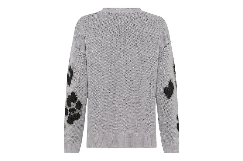 Olsen Women's Abstract Leo Sweater
