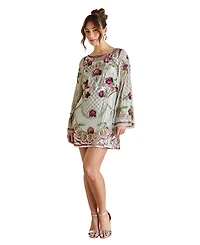 Coast Women's Heavily Embellished Sequin Mini Dress