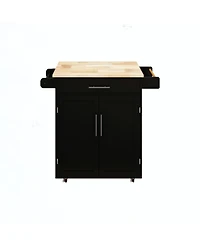 Casainc Rolling Kitchen Island Cart with Drawer, Cabinet