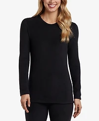Cuddl Duds Petite Crew Neck Top