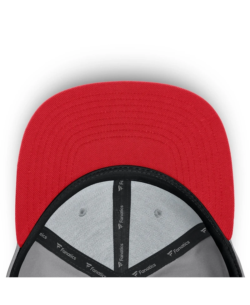 Fanatics Men's Gray Nebraska Huskers Duo Snapback Hat