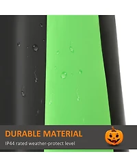 Homcom 9' Inflatable Halloween Pumpkin Outdoor Led Lighted Party Decorations