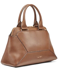 Calvin Klein Heidi Top Zipper Convertible Satchel
