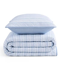 Tommy Hilfiger Sailing Stripe Cotton Reversible -Pc. Quilt Set