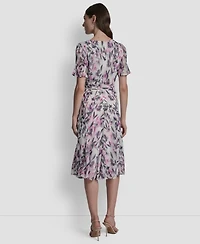 Dkny Women's Printed Midi Dress