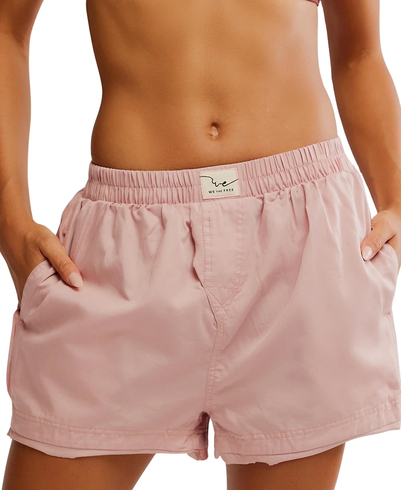 Free People Women's Day to Solid Boxer Shorts
