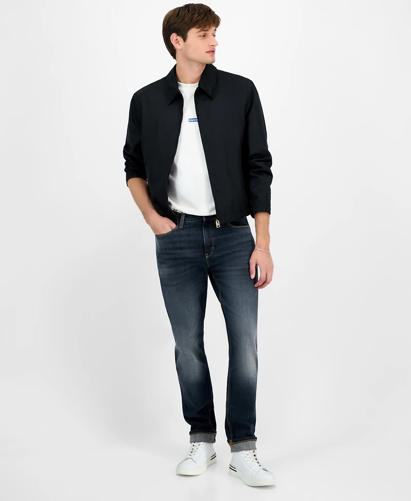 Hugo Boss Men's Bapo Harrington Mid-Weight Regular Fit Wax Jacket