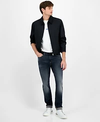 Hugo Boss Men's Bapo Harrington Mid-Weight Regular Fit Wax Jacket
