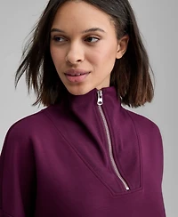 And Now This Petite Quarter-Zip Long Sleeve Top, Macy's Exclusive