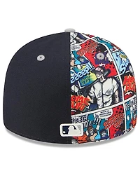 New Era Men's Navy/Gray York Yankees 2025 Mlb Diamond Hero Edition Low Profile 59FIFTY Fitted Hat