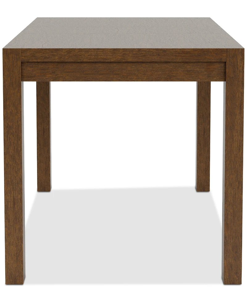 Davie Cracked Oak Rectangle Dining Table