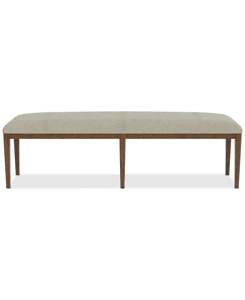Davie Cracked Oak Dining Bench