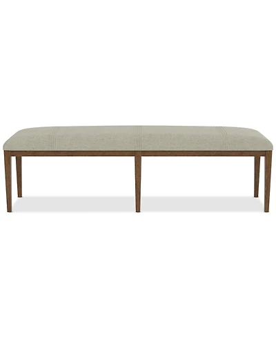 Davie Cracked Oak Dining Bench