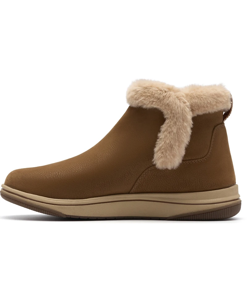 Clarks Women's Breeze Faux Fur Booties
