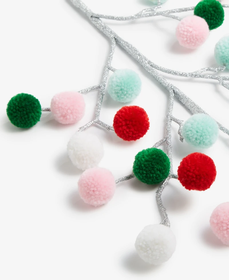 Holiday Lane Whimsy Pom Pom Pick, Macy's Exclusive