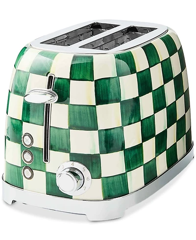 MacKenzie-Childs Emerald Check 2-Slice Toaster