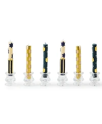 Mackenzie-Childs Judaica Mini Dinner Candles, Set of 6