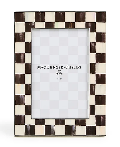 MacKenzie-Childs Courtly Check Silver Plated Frame