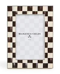 MacKenzie-Childs Courtly Check Silver Plated Frame