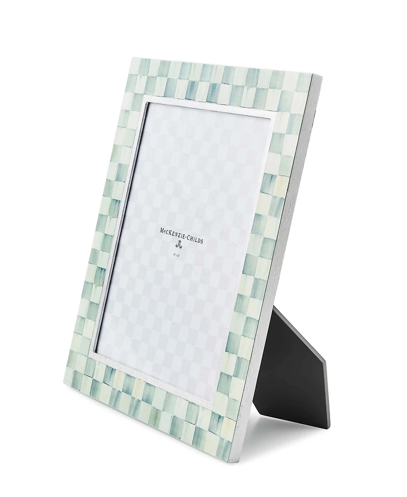 MacKenzie-Childs Sterling Check Lacquer Frame, 8" x 10"