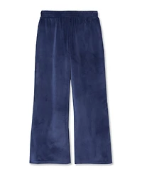 Lands' End Girls Wide Leg Velour Pants