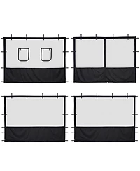 Yescom InstaHibit 8 Pcs 10 ft Pop Up Canopy Tent Sidewall Mesh Side Wall Party Canopy