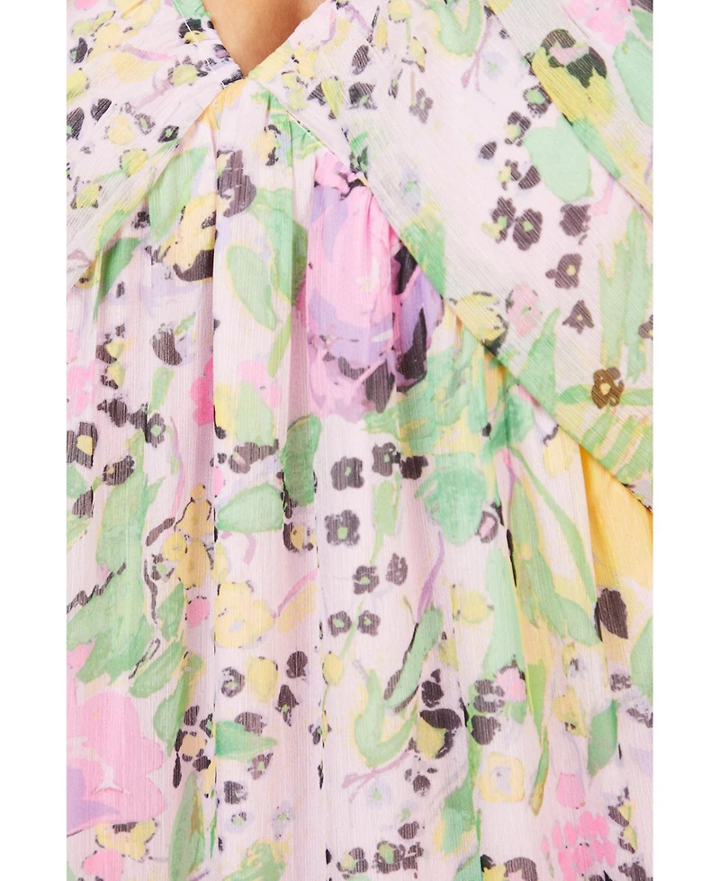 Warehouse Women's Chiffon Batwing Midi Dress