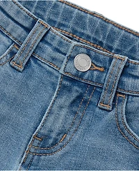 Lands' End Girls Wide Leg Denim Jeans