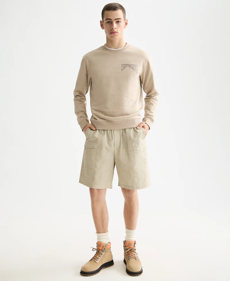Scotch & Soda Men's Logo Detail Crewneck Sweatshirt