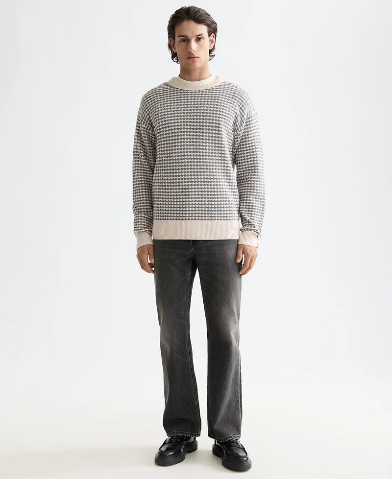 Scotch & Soda Men's Chenille Pattern Long Sleeve Sweater