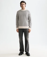 Scotch & Soda Men's Chenille Pattern Long Sleeve Sweater