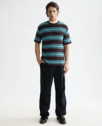 Scotch & Soda Men's Waffle Stripe Short Sleeve T-Shirt