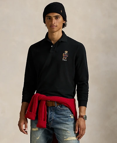 Polo Ralph Lauren Men's Classic Fit Bear Long-Sleeve Shirt