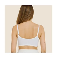 Meadow Women's Ease Cotton Front Closure Bra for Mastectomy