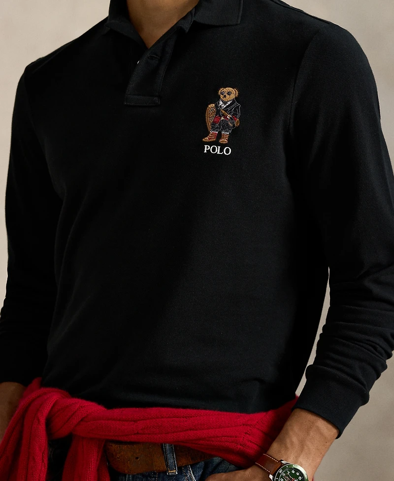 Polo Ralph Lauren Men's Classic Fit Bear Long-Sleeve Shirt