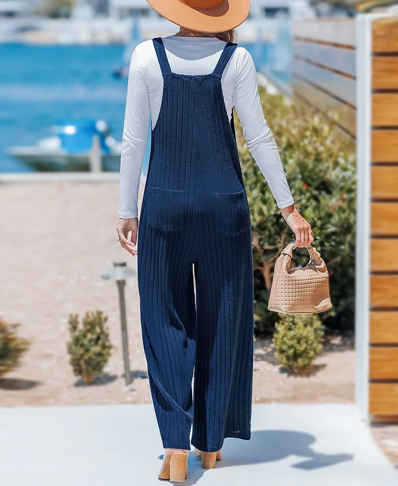Cupshe Women's Feeling Bubbly Blue Jumpsuit