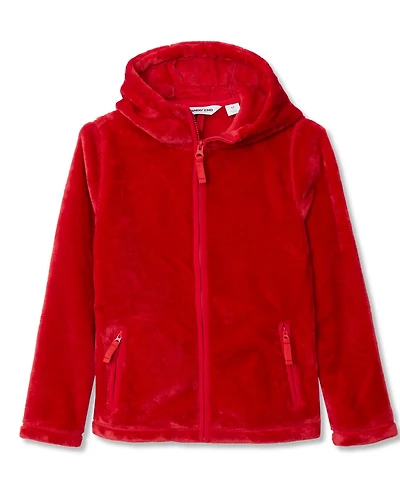 Lands' End Girls Plus Softest Fleece Hoodie