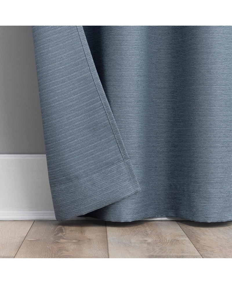 No. 918 Lance Textured Semi-Sheer Grommet Curtain Panel