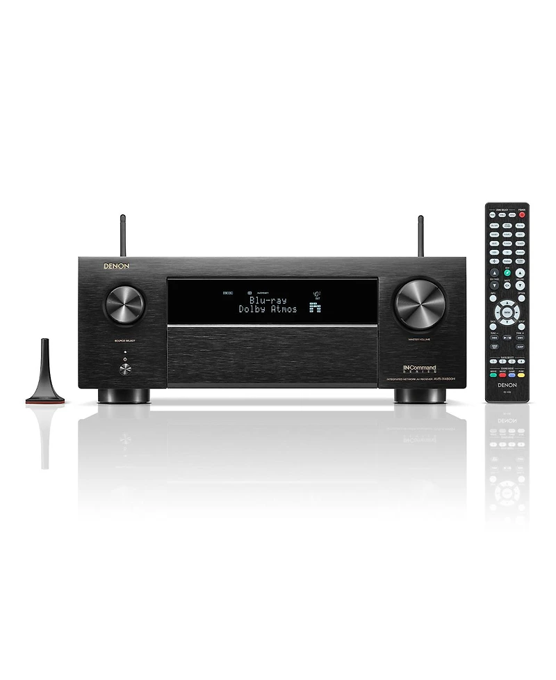Denon Avr-X4800H 9.4 Channel 8K Receiver with AudioQuest Sky 3m Hdmi Cable