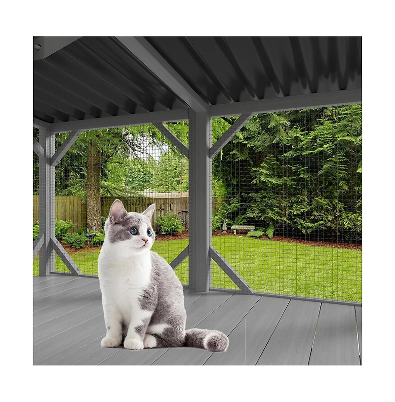 Zeus & Ruta Wooden Cat Window Perch for Large Indoor Cats