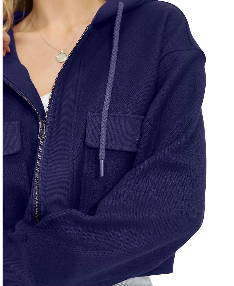 Belle & Bloom Fireside Hooded Utility Jacket