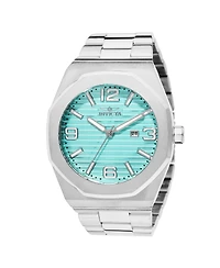 Invicta Men's 45779 Huracan Quartz 3 Hand Turquoise Dial Watch